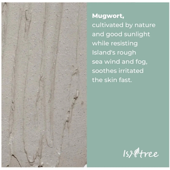 IsNtree Mugwort Calming Clay Mask - Picture 3 of 6